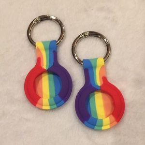 Two Gay Pride Air Tag Protectirs